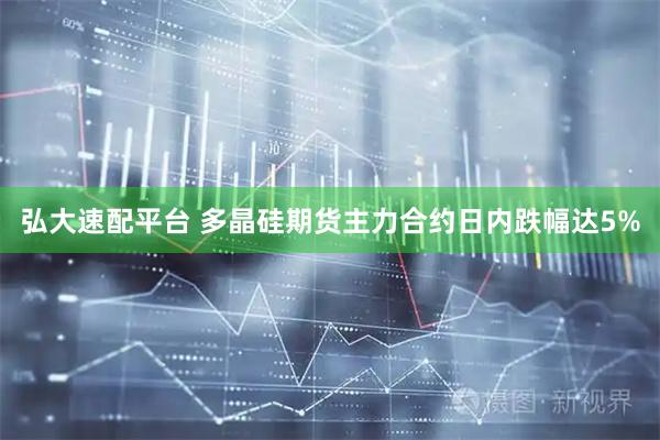 弘大速配平台 多晶硅期货主力合约日内跌幅达5%
